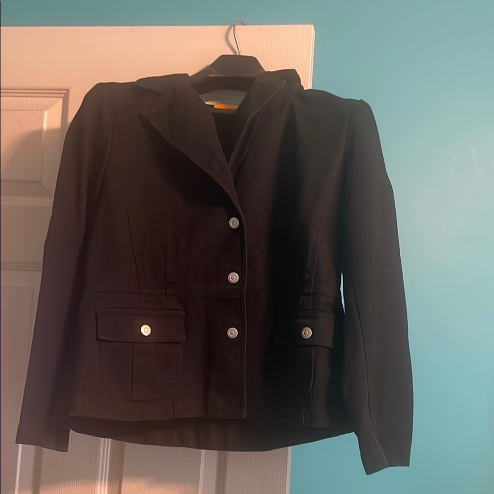 Ruby Rd. Women’s Black Denim Jacket